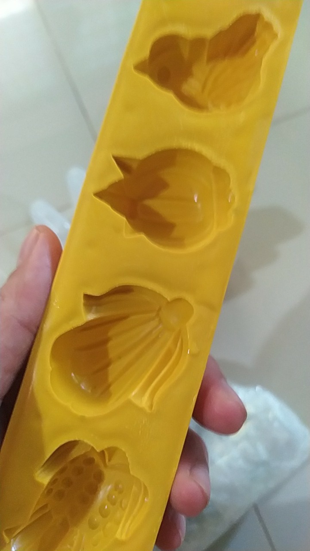 Cetakan Kue Bangkit Dan Sagu Plastik 5 Variasi Motif