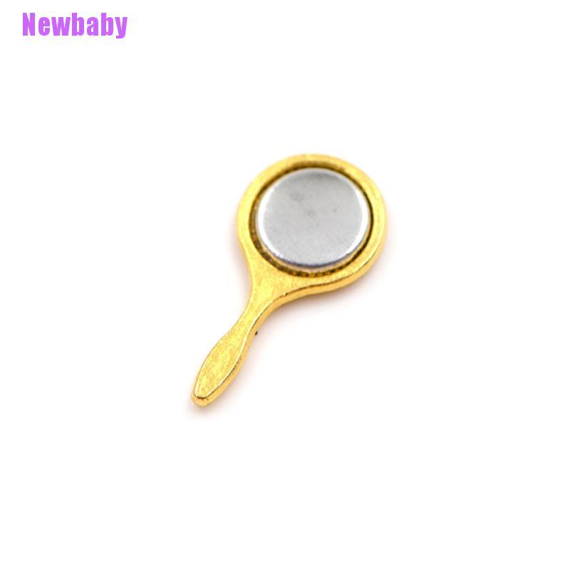 Newbaby Mainan Miniatur Hair Dryer + Sisir + Cermin Untuk Aksesoris Rumah Boneka 1 / 12