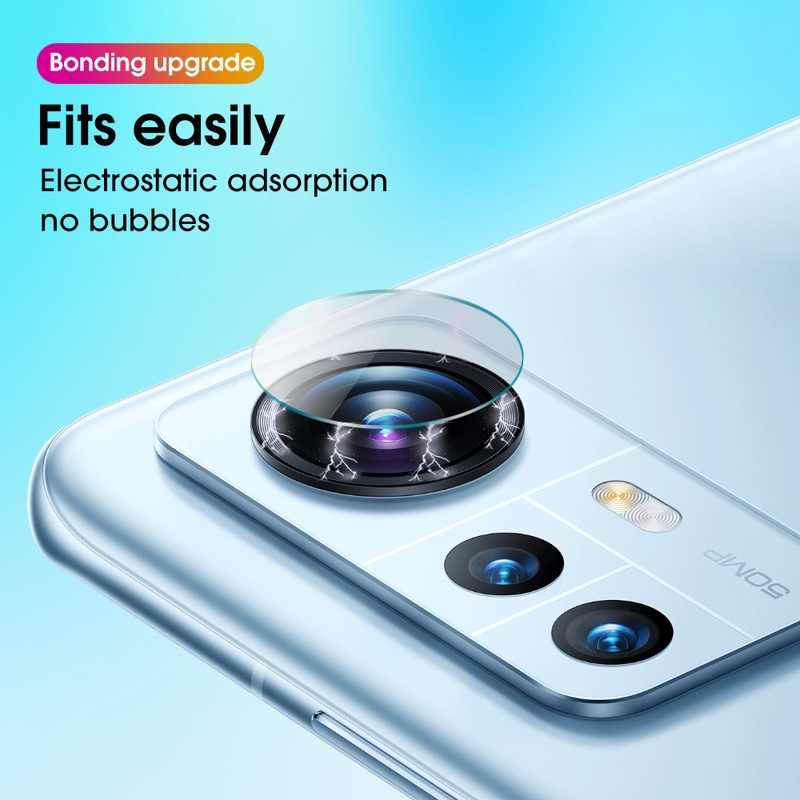 Pelindung Lensa Kamera Tempered Glass 9H Ultra Tipis Anti Gores Untuk Xiaomi 12 / 12X / 12 Pro