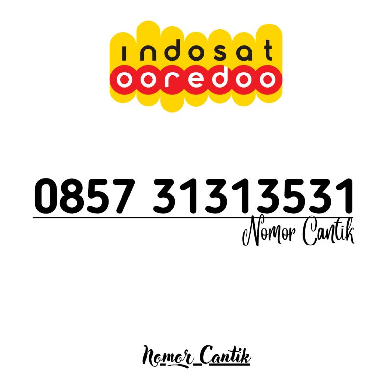 kartu perdana nomor cantik indosat super 4g lte im3 31313131 abababab nomor cantik indosat super mur
