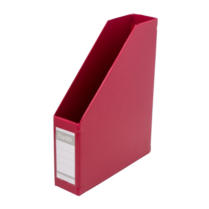 

File-Box- Bantex Magazine File (Box File) A4 7Cm Maroon #4010 14 -Box-File.