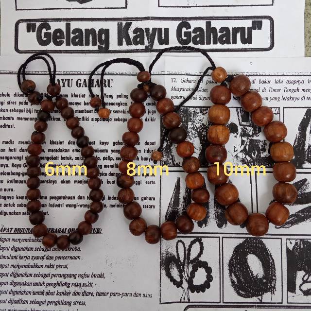 Gelang asli kayu Gaharu kalimantan