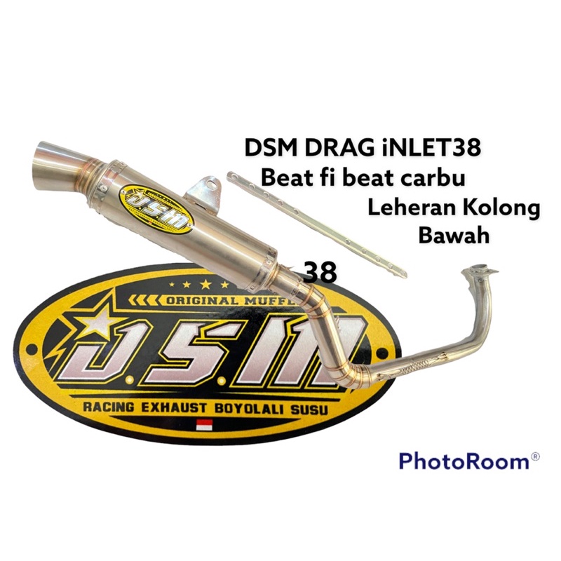 Knalpot Dsm Drag beat fi beat carbu tinggal pasang
