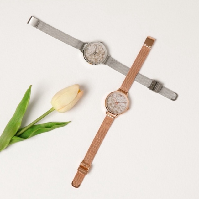 Original Berrybenka - Jam Tangan Rantai Wanita Sofia Catalia Pattern Premium Kekinian