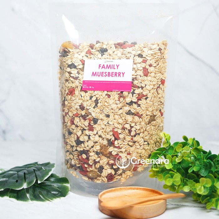 

Terlaris Family Muesli 1kg - FAMILY MUESBERY Diskon