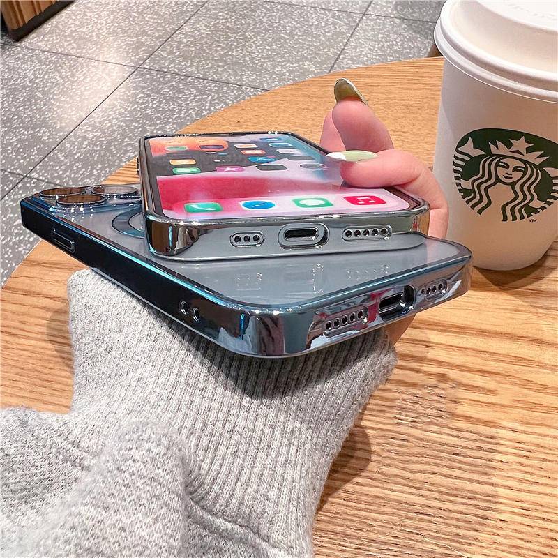 Case Pelindung Lensa Magnetik electroplated Untuk iPhone 12 13 Mini 6 6s Plus iPhone 12mini 13mini