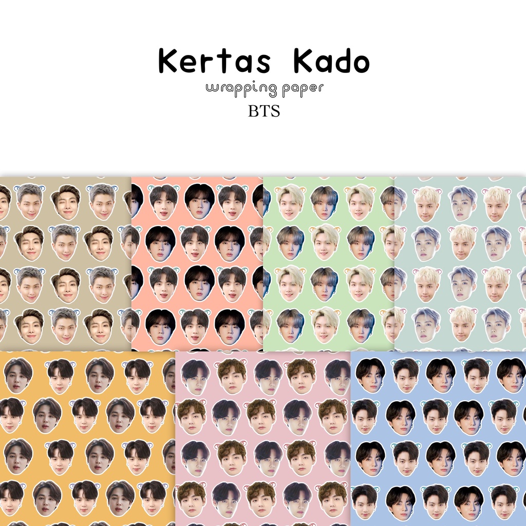 

Kertas Kado BTS [Ukuran A3+]