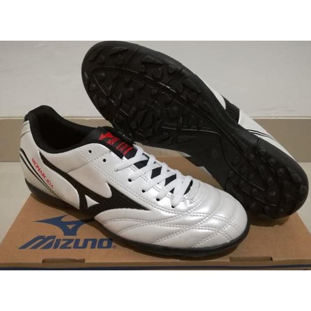 FUTSAL SHOES ORIGINAL GRADE SEPATU FUTSAL MIZUNO MONARCIDA WHITE - TURF KUALITAS PREMIUM