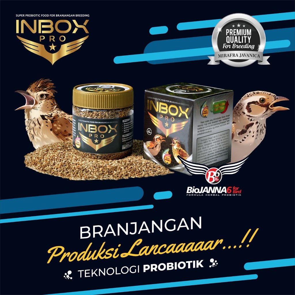 INBOX PRO | PAKAN BRANJANGAN | PAKAN BURUNG BRANJANGAN | BREEDING | BRANJANGAN 5.0