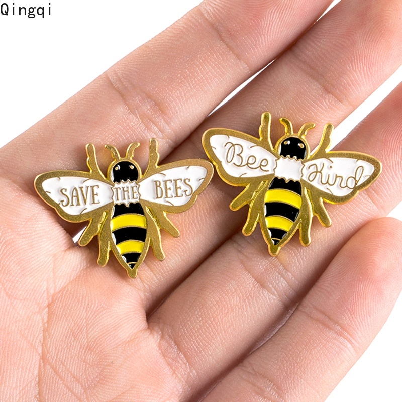 Bros Pin Enamel Bentuk Lebah Madu Lucu Untuk Wanita