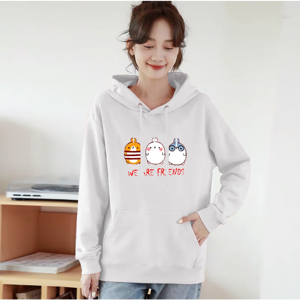 Lilipop.id Sweater Wanita Hamster Hoodie Jumper Outwear