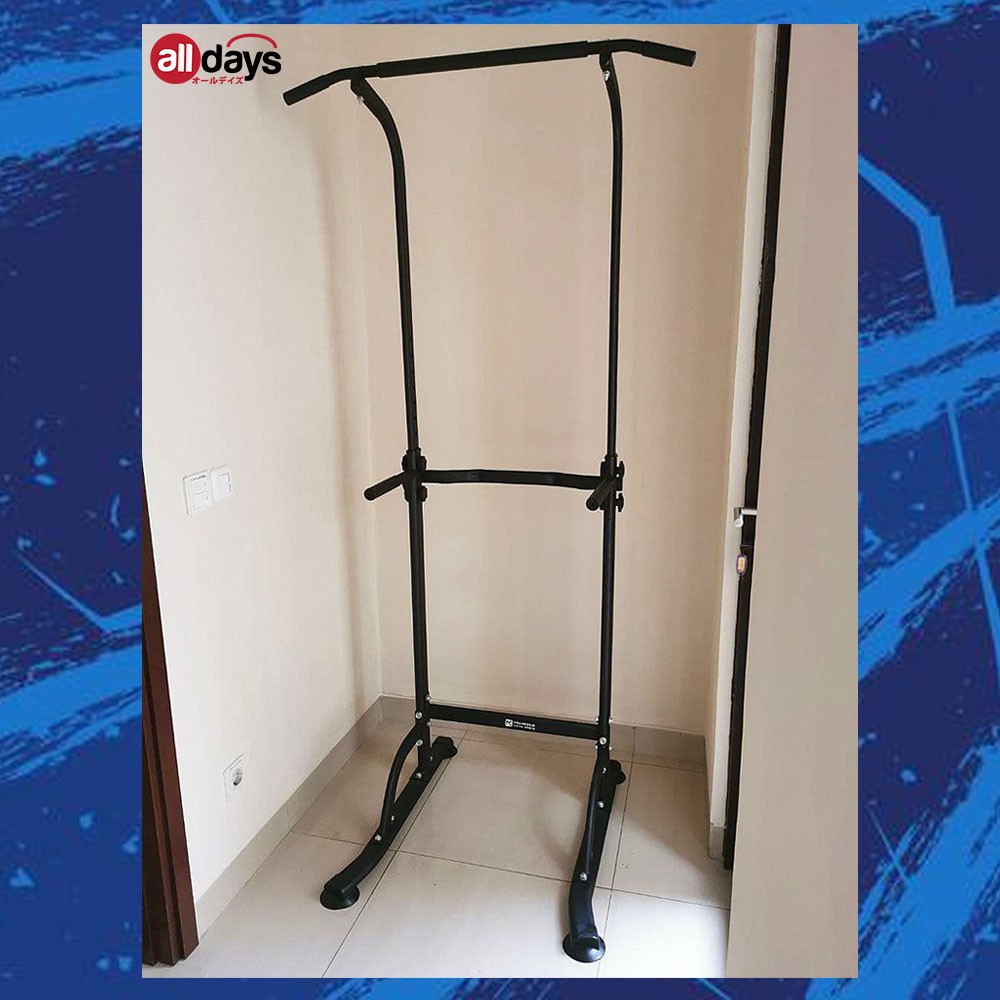 Alldays Pull Up / Dipping / Chin Up Hanging Bar / Alat Fitness Rumah Multifungsional Material Iron