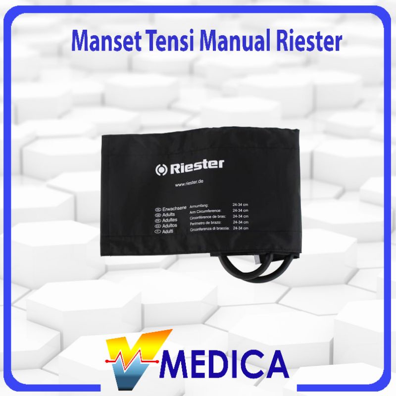 Manset TensiMeter Manual Riester / Manset Tensi 2 Selang / Manset Tensi Manual Riester