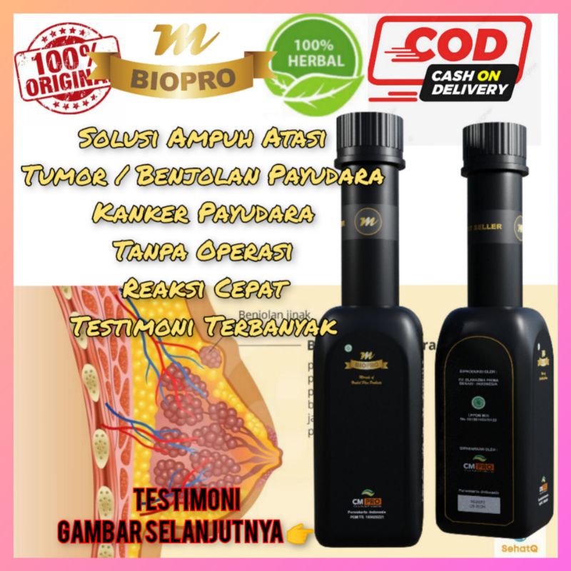 MBiopro Herbal Asli Obat Herbal Kanker Payudara Paling Ampuh Isi 380 ml Reaksi Cepat Testimoni Terba