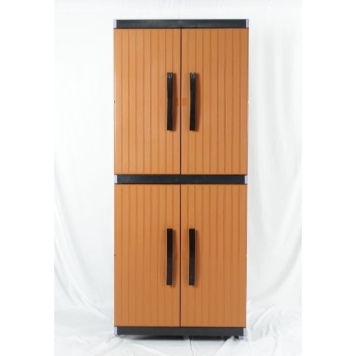 MK MIAMI ORLANDO PREMIUM LEMARI PLASTIK 2 PINTU JUMBO FULL RAK
