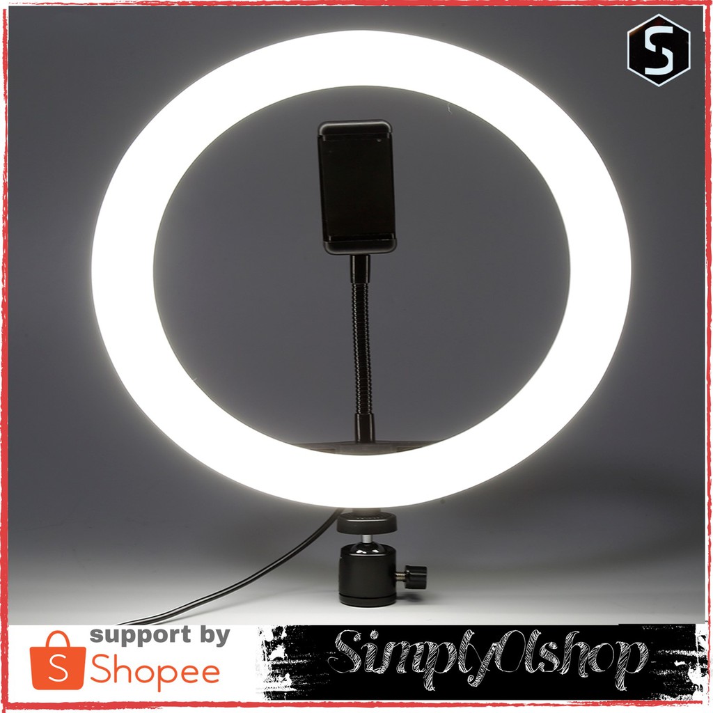 Jual Lampu Halo Ring Light LED Kamera 8W 6 dan 8 Inchi TaffSTUDIO Murah