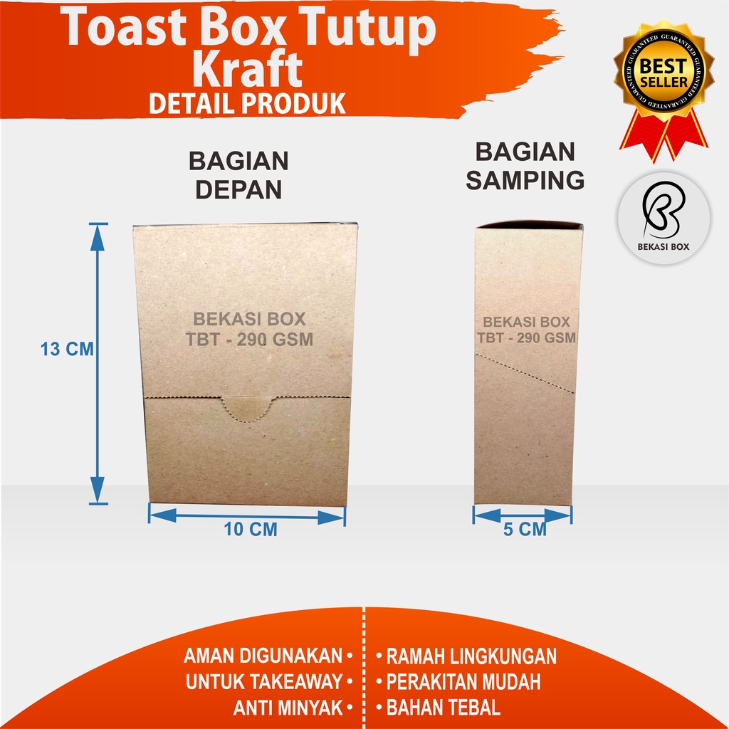 Toast Box Take Away / TOAST BOX TUTUP