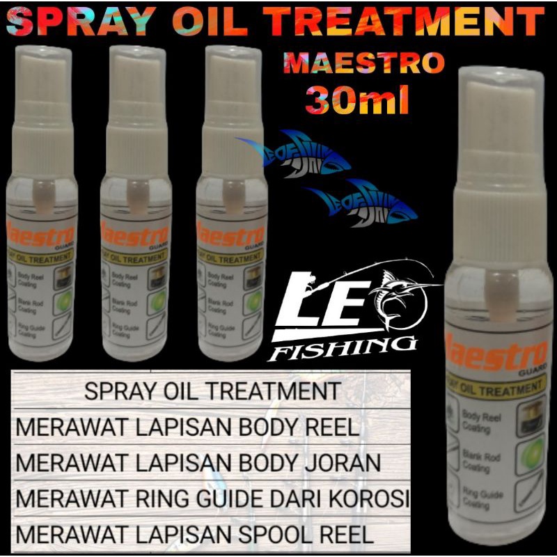 SPRAY OIL MAESTRO KEMASAN 30ML JAPAN MATERIAL UNTUK PERAWATAN PERALATAN PANCING