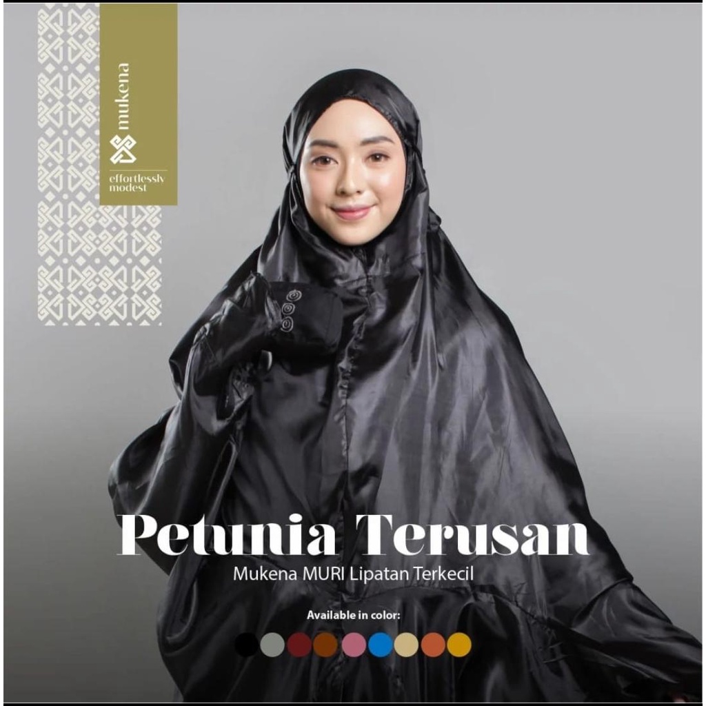 MUKENA TERKECIL MURI PETUNIA ( TERUSAN )