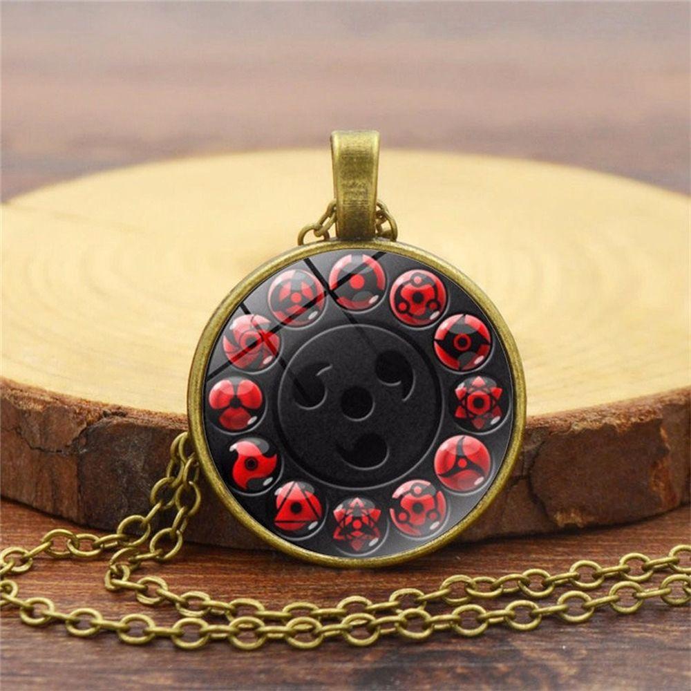 Lily Sharingan Liontin Hadiah Rantai Hadiah Kreatif Kartun Chocker Cosplay