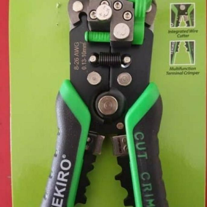 TANG KUPAS KABEL TEKIRO AUTOMATIC WIRE STRIPPER TEKIRO KUPAS KABEL --NEW--