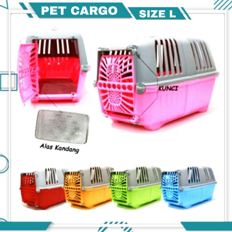 PET CARGO SIZE L / KANDANG KUCING / PET CARRIER / KANDANG KELINCI / KANDANG KUCING