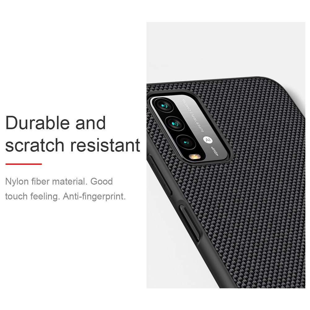 Hard Case XIAOMI Redmi Note 9 4G Nillkin Textured Nylon Fiber Ori