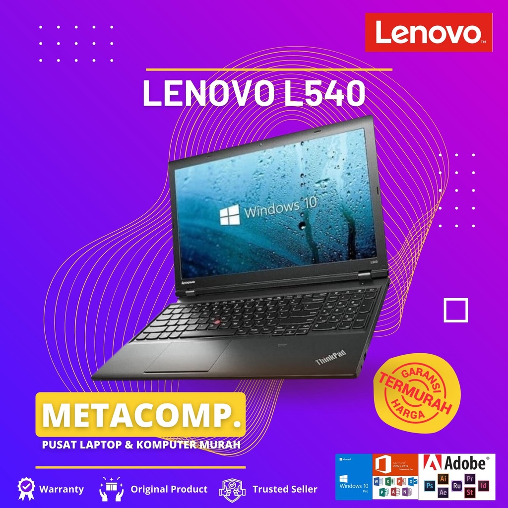 Lenovo ThinkPad L540 i5 4th ram 4GB HDD 500GB