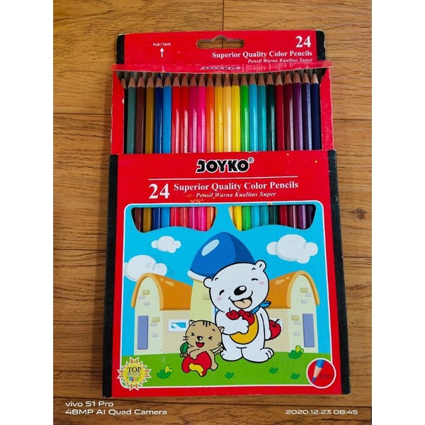 

pensil warna joyko isi 24 murah