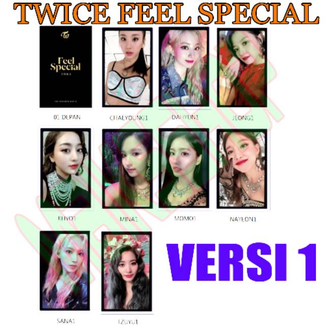 Twice Feel Special Photocard Kpop