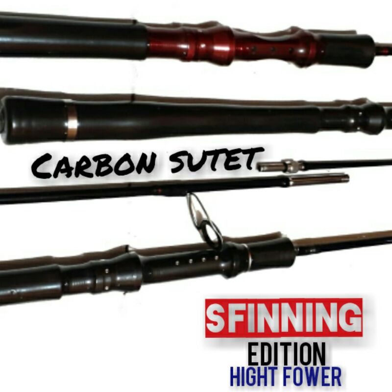 carbon sutet joran casting joran lentur 180 cm joran pncing terbaru model spinning