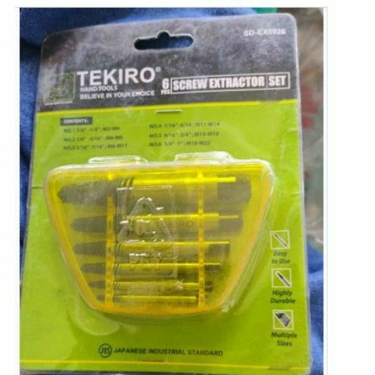 Tap balik tekiro set 6pcs