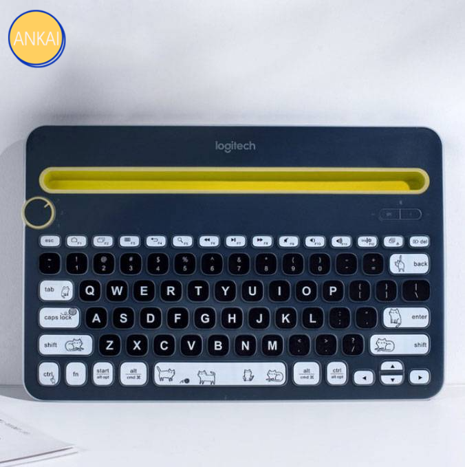 Ankai Logitech K380 K480 Cover Pelindung Keyboard Wireless Bluetooth Bahan Silikon Anti Air