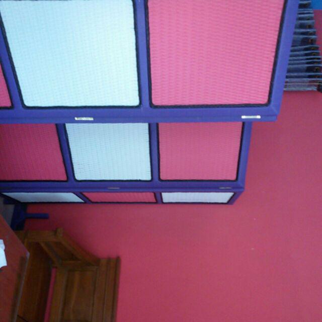 Partisi 4 Pintu Rotan Sintetis