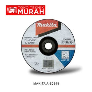 Makita A-80949 Batu Gerinda Poles Metal Grinding 7 inch 7&quot; x 6 Slep - 10pcs