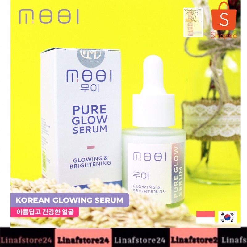 MOOI Pure Glow Serum - SERUM WAJAH GLOWING KOREA