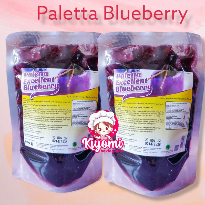 

Paletta Excellence Blueberry Jam 500 Gram Selai Buah Bluberi