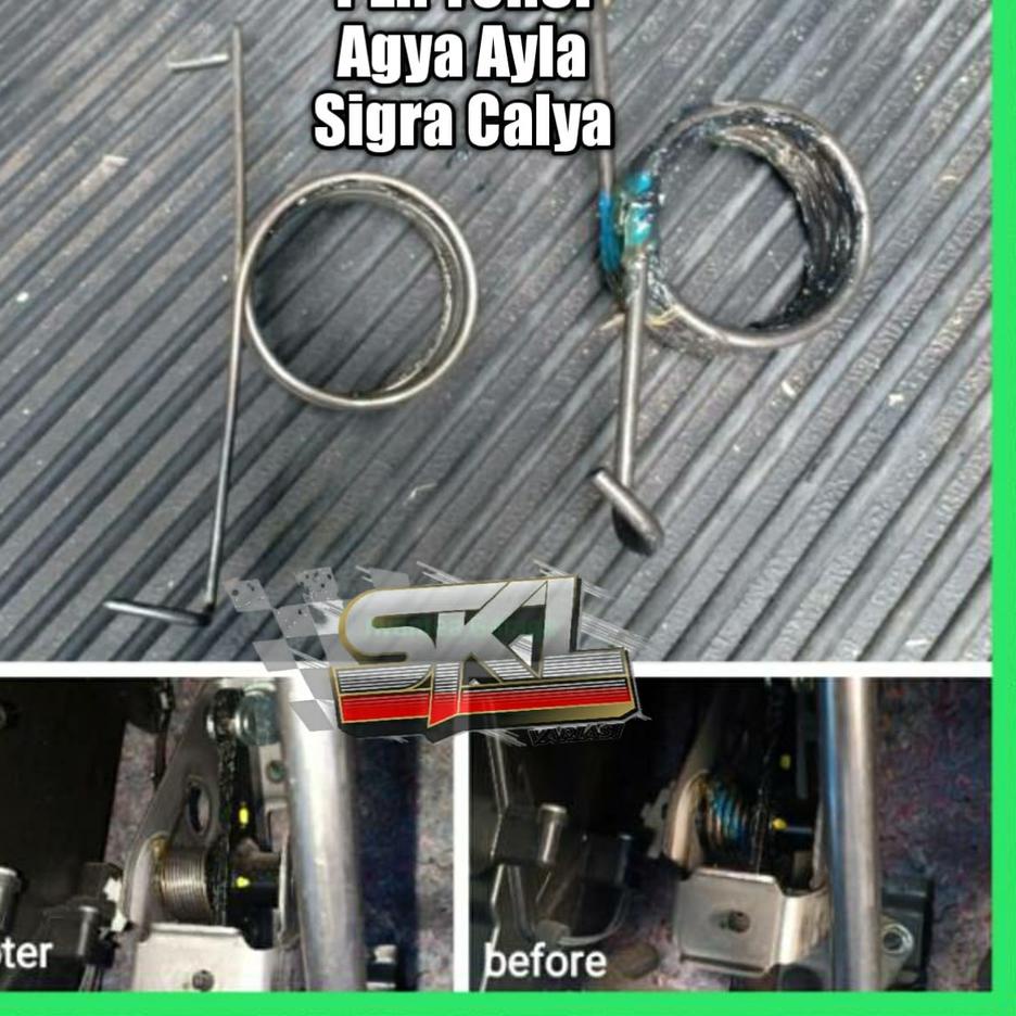 Paket Peringan Kopling Ayla Sirion Sigra Agya Calya lengkap dengan Per Pedal Kopling / Per Custom / 