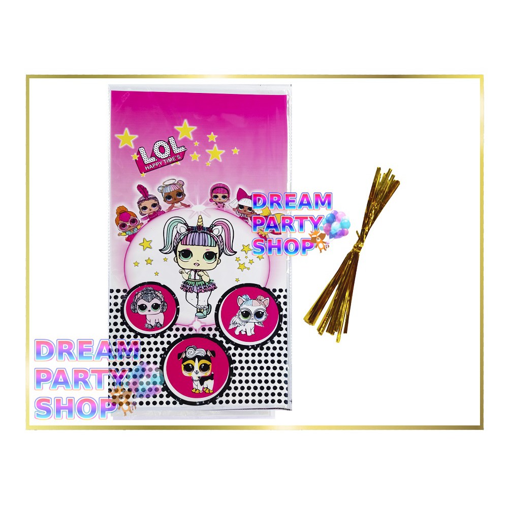 

PLASTIK LOL/ PLASTIK KARAKTER LOL ISI 20 PCS/ PLASTIK BINGKISAN LOL UKURAN SEDANG