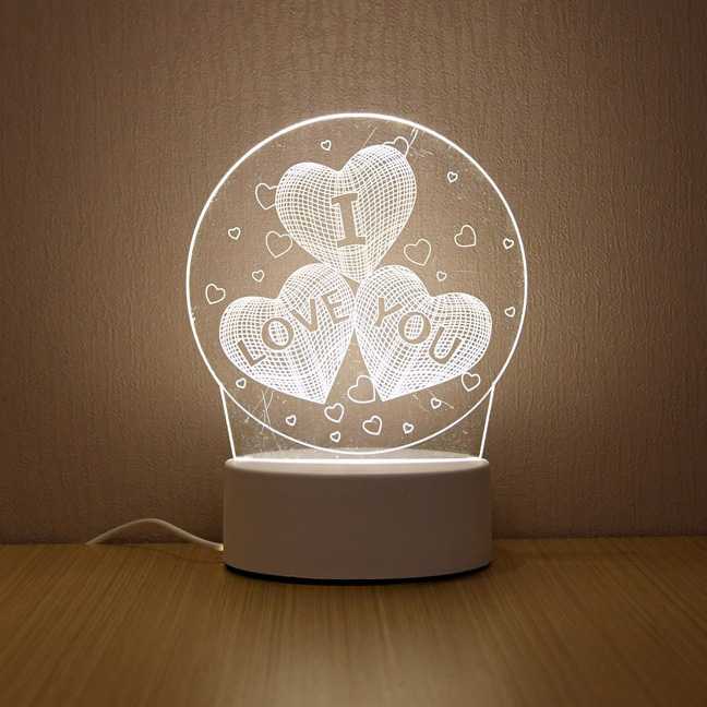 SOLOLANDOR Lampu 3D LED Transparan Design - LD3200