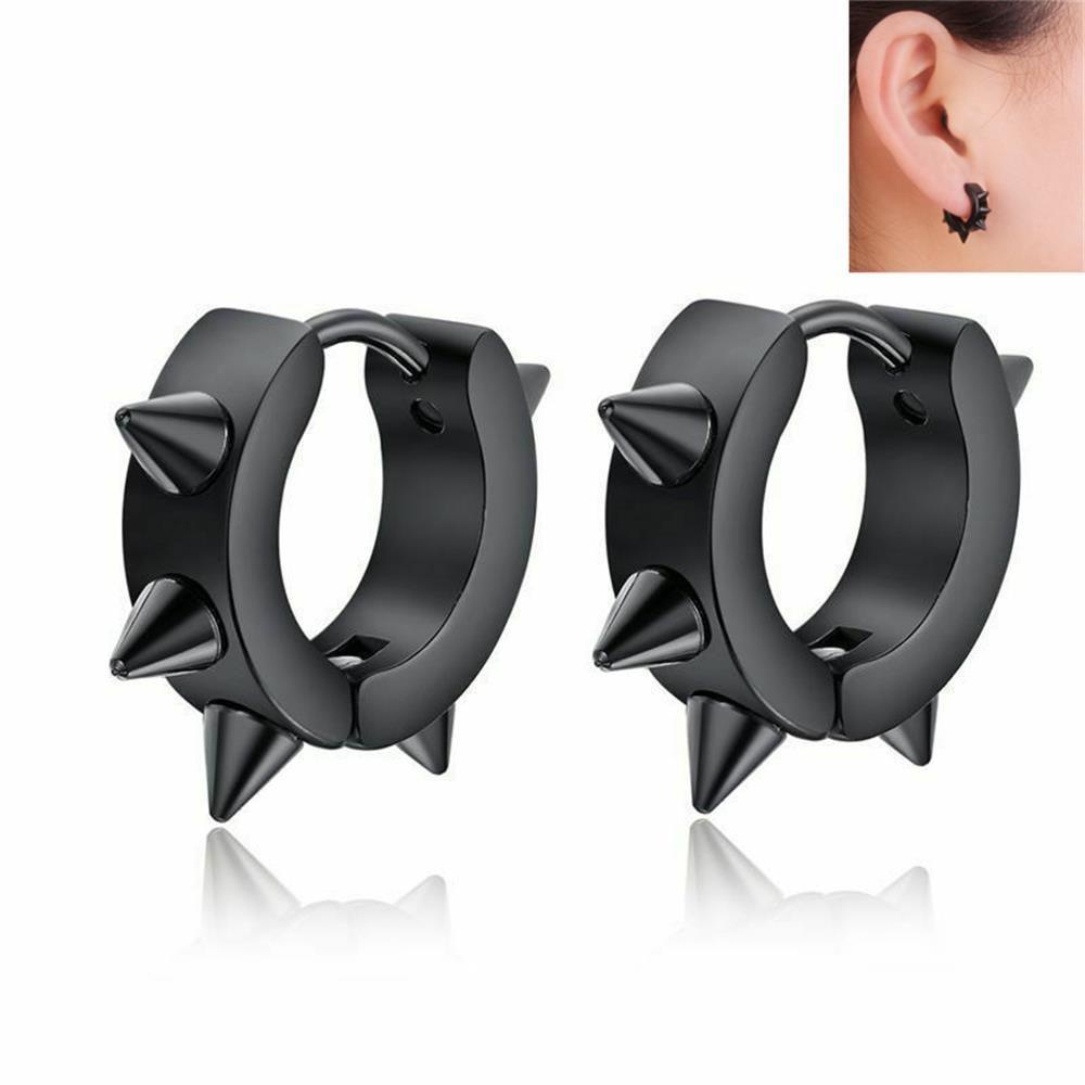 Anting Nanas Aksesoris Pesta Punk Stainless Steel Fashion Tindik Telinga