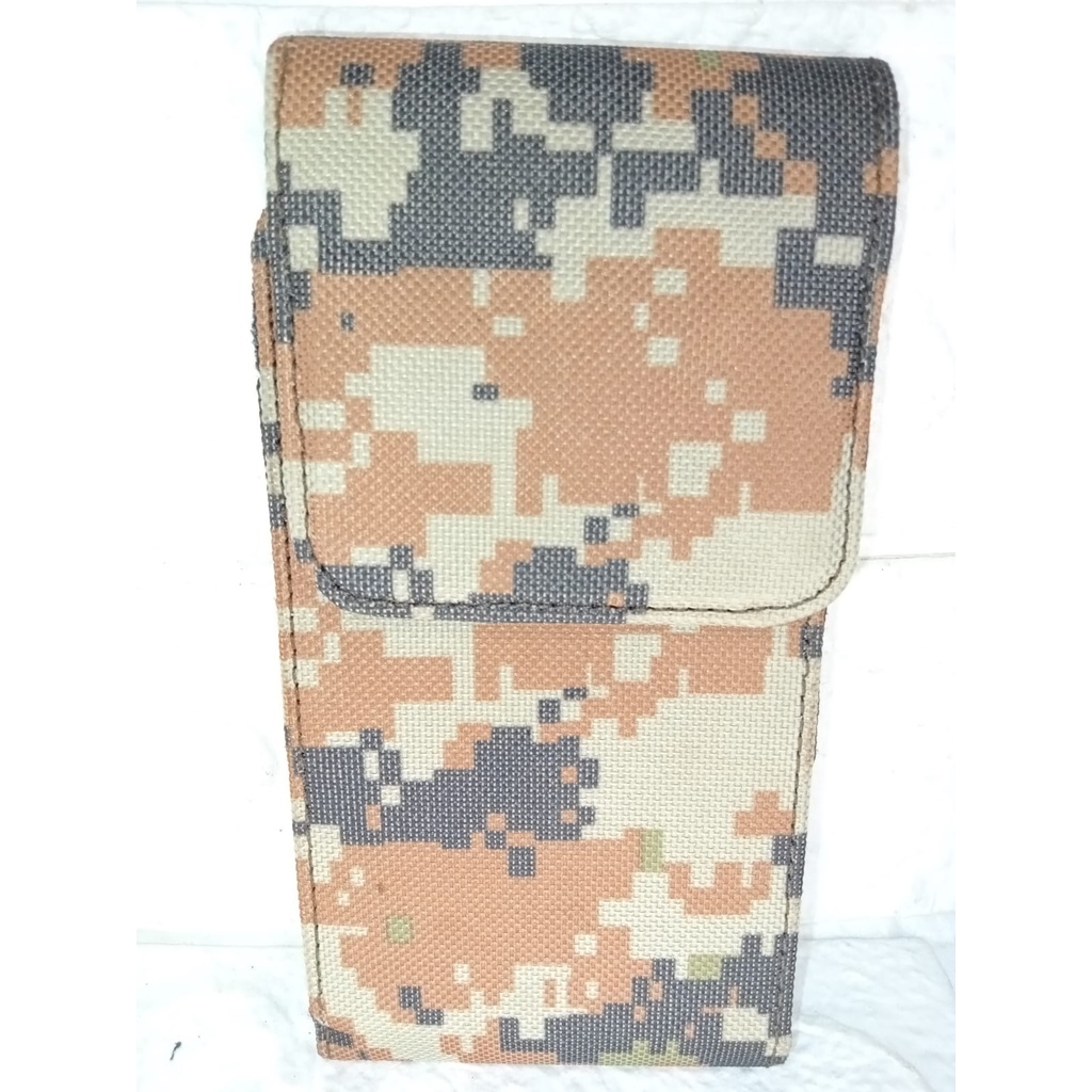 Case hp dompet motif army/ sarung hp army 4.5 inch