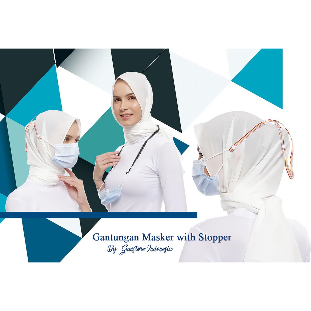 STRAP MASKER / LANYARD TALI GANTUNG MASKER KOREA KALUNG KONEKTOR STOPPER MASK HANGER