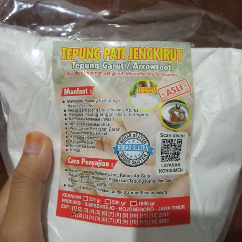 

Tepung Garut / jengkirut