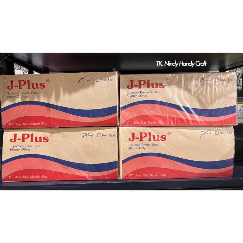 

Amplop coklat J-Plus Dengan Perekat Per Pack - Amplop Coklat - Amplo Uang