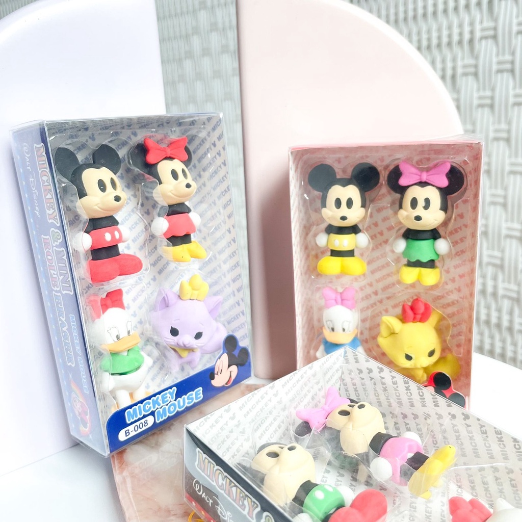 

PENGHAPUS DISNEY SET 4 PCS UNIK LUCU ERASER HAPUSAN READY STOCK GROSIR BERKUALITAS