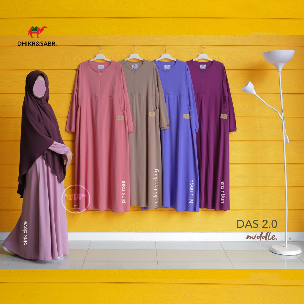 Terbaru Promo Gamis DHIKR&SABR® -  DAS 2.0 MIDDLE Series 2020 (ORIGINAL)