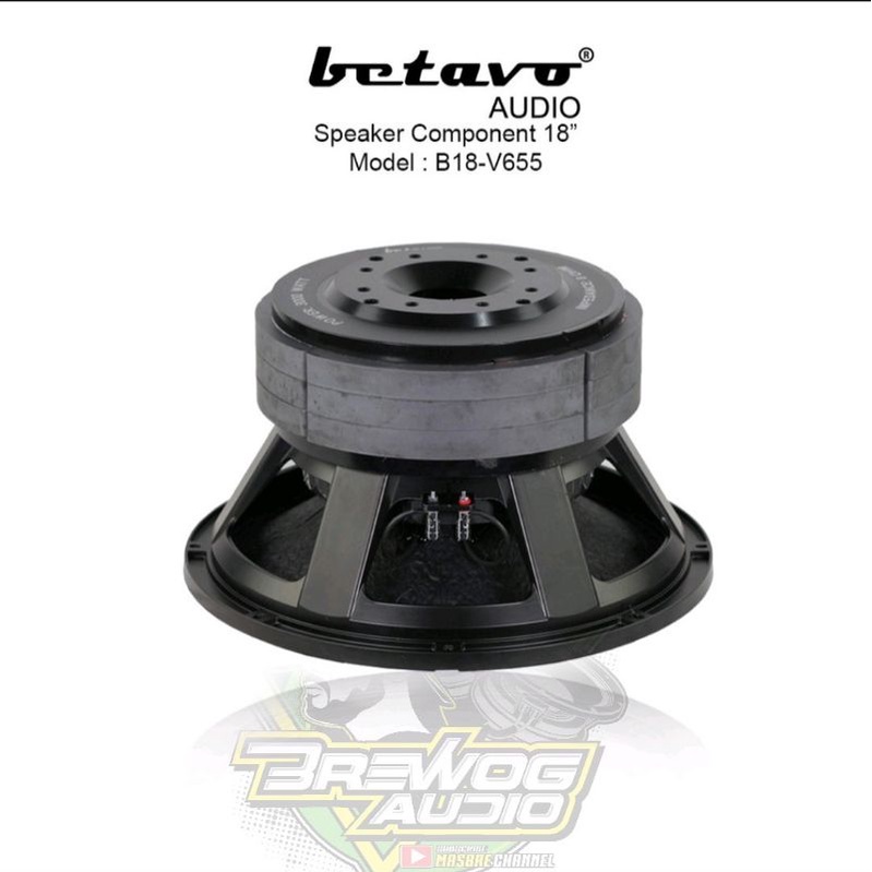 BETAVO B18 V655 Speaker Triple Magnet 18 INCH Yang Dipakai Megatron Brewog Profesional Audio