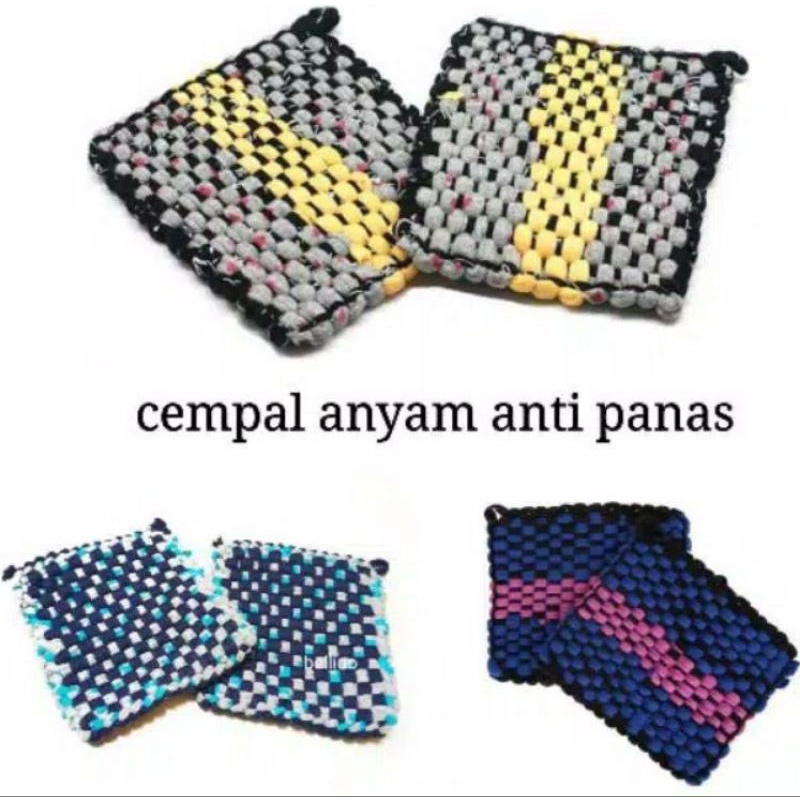 LAP CEMPAL ANYAM ANTI PANAS/LAP PEGANGAN PENAHAN PANAS