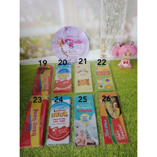 Viraaaalll!!!  Angpao Snack Lebaran Panjang - Angpau Snack Lebaran - Amplop Snack Lebaran
